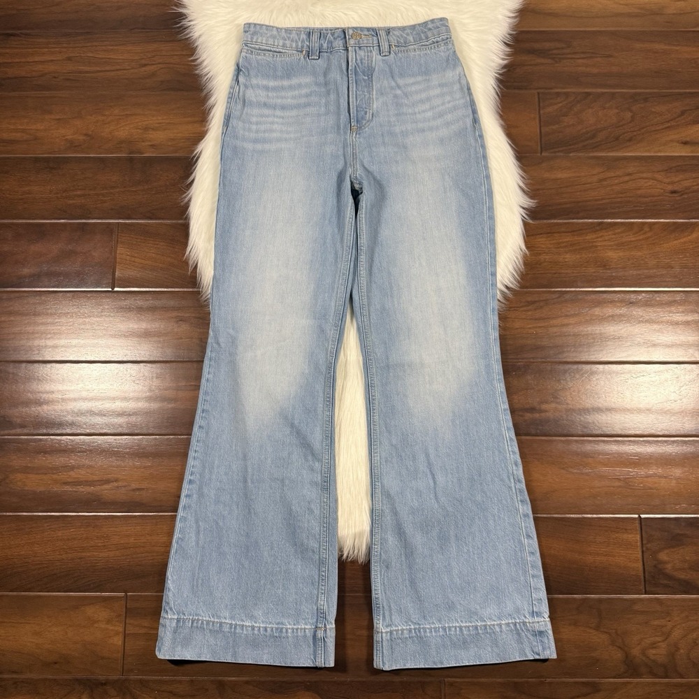 We the‎ Free People Size 28 Cerine Relaxed Bootcut Denim Jeans in Cowgirl Blues